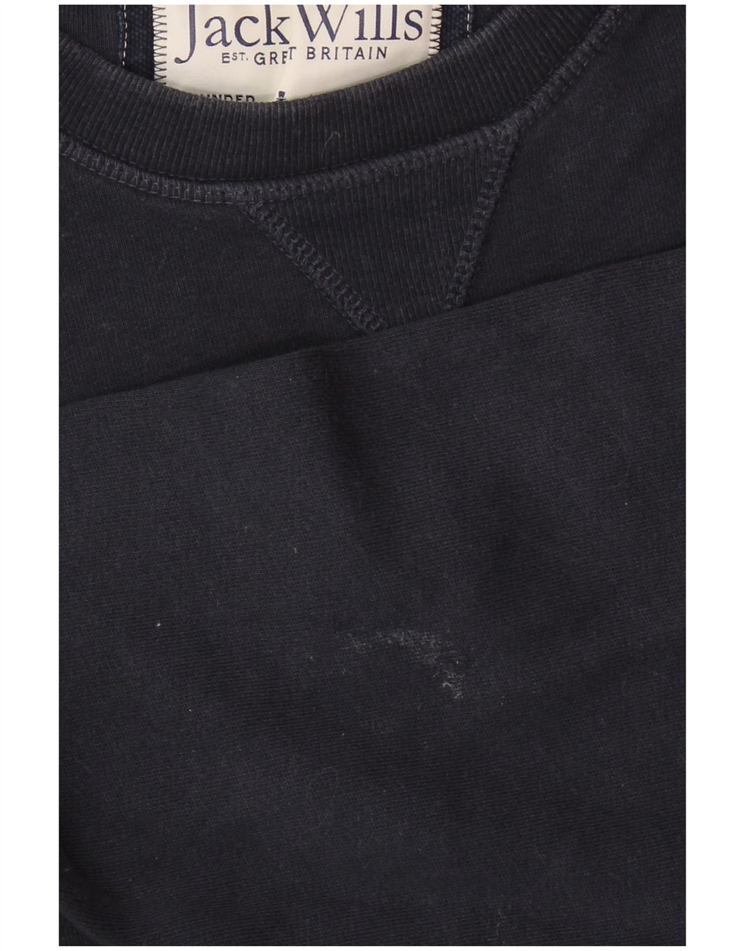 JACK WILLS Herren-Sweatshirt, Pullover, groß, marineblau, Baumwolle