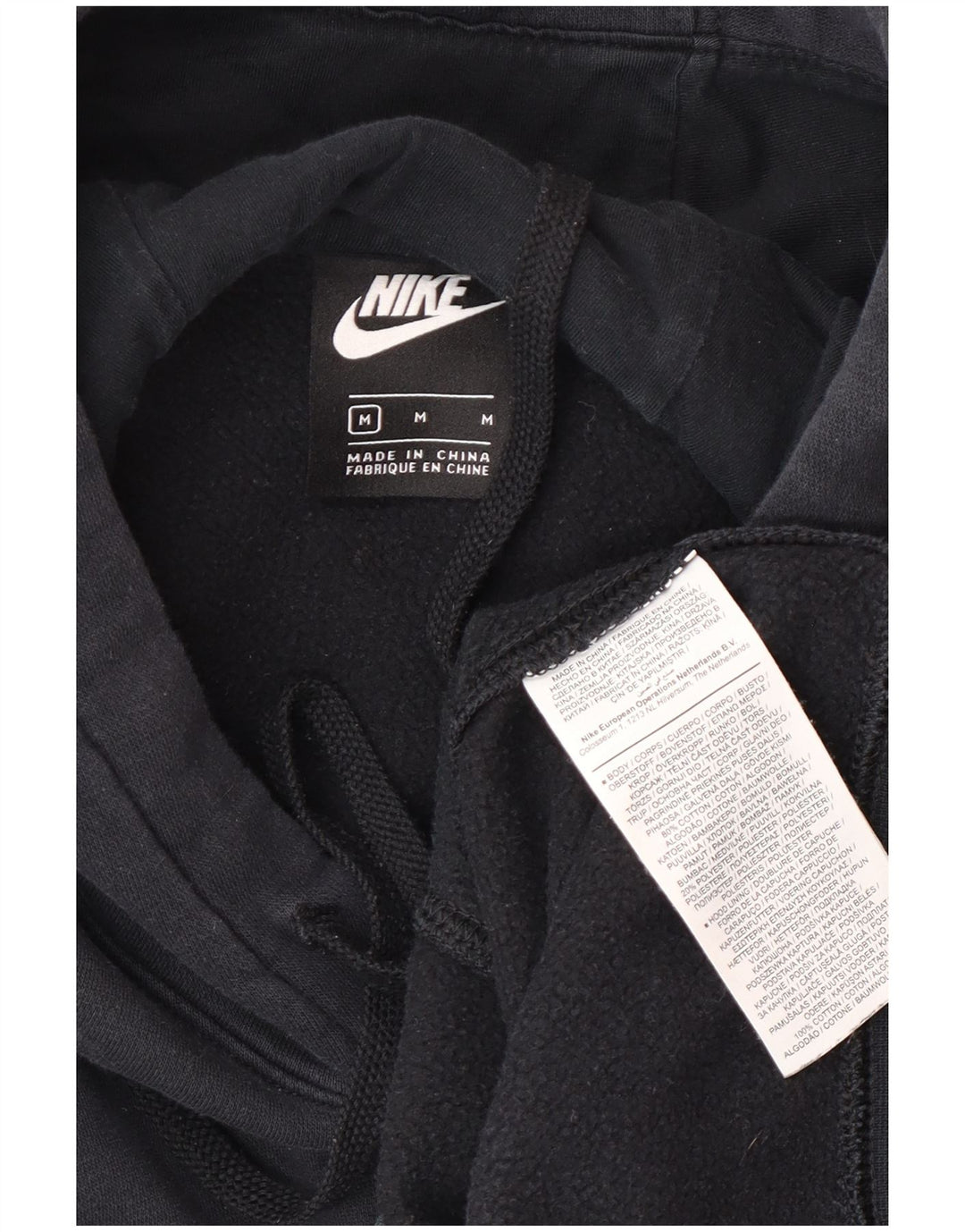 Nike Herren-Hoodie-Pullover aus Baumwolle in mittlerem Marineblau