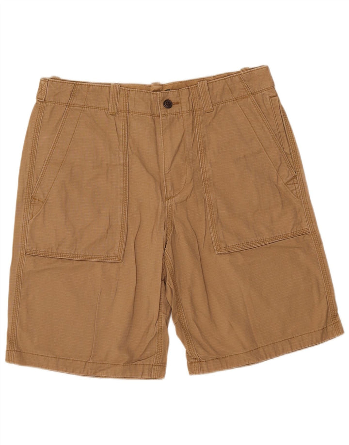 EDDIE BAUER Herren Chinoshorts W34 Large Beige Baumwolle