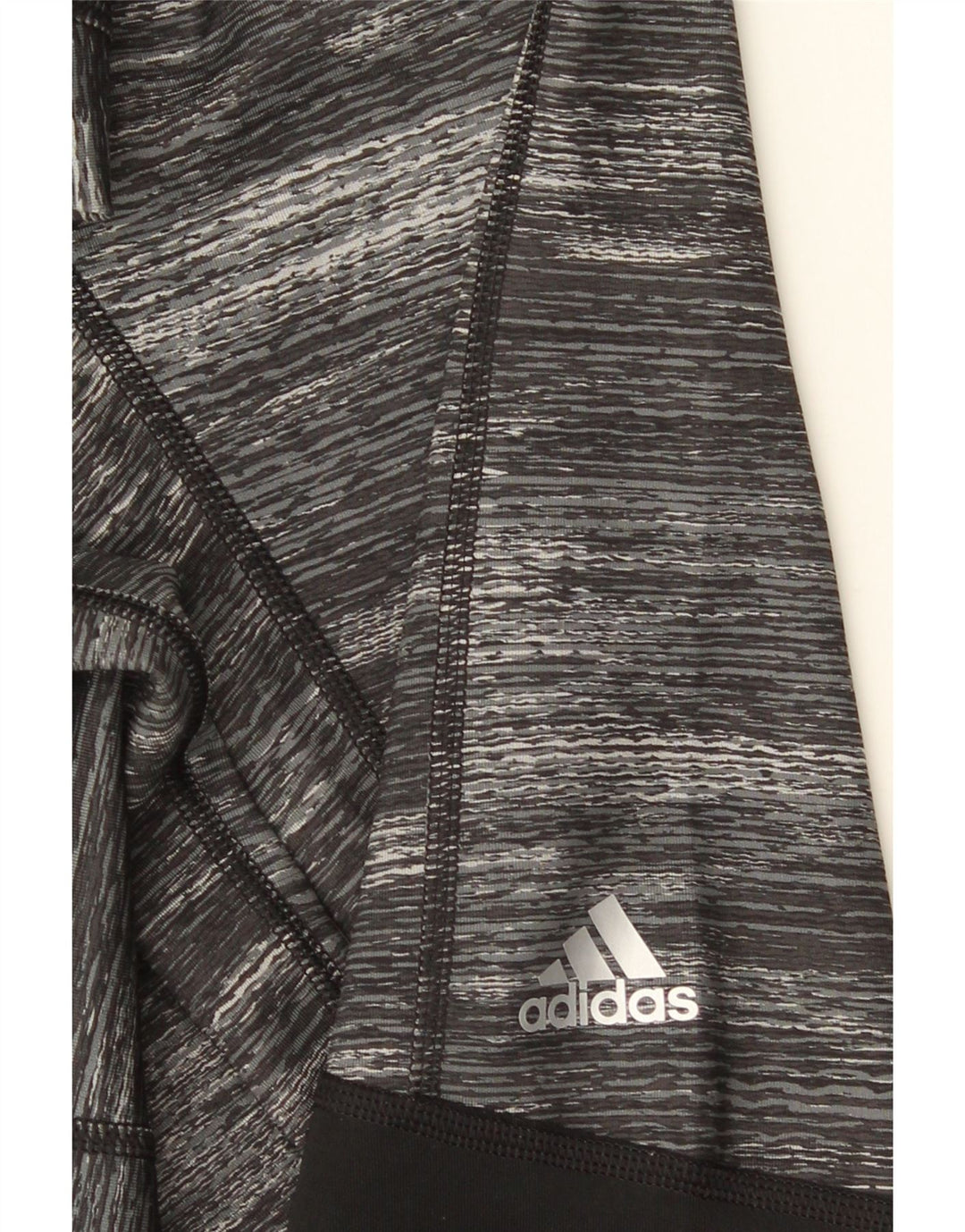 ADIDAS Capri-Leggings für Damen, Größe S, Größe S, Grau, Farbblock
