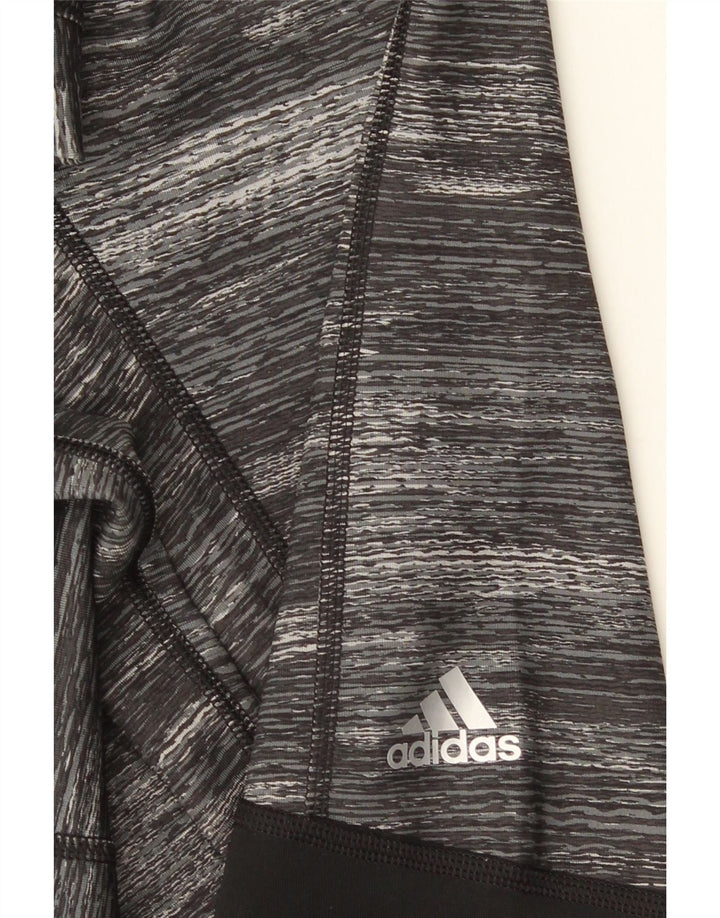 ADIDAS Capri-Leggings für Damen, Größe S, Größe S, Grau, Farbblock