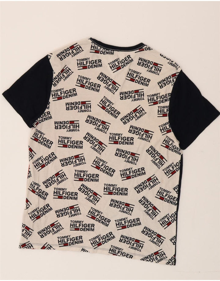 Tommy Hilfiger Herren-T-Shirt mit Grafik, klein, mehrfarbig, Farbblock