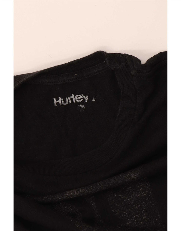 Hurley Herren T-Shirt mit Grafik, Größe L, Schwarz