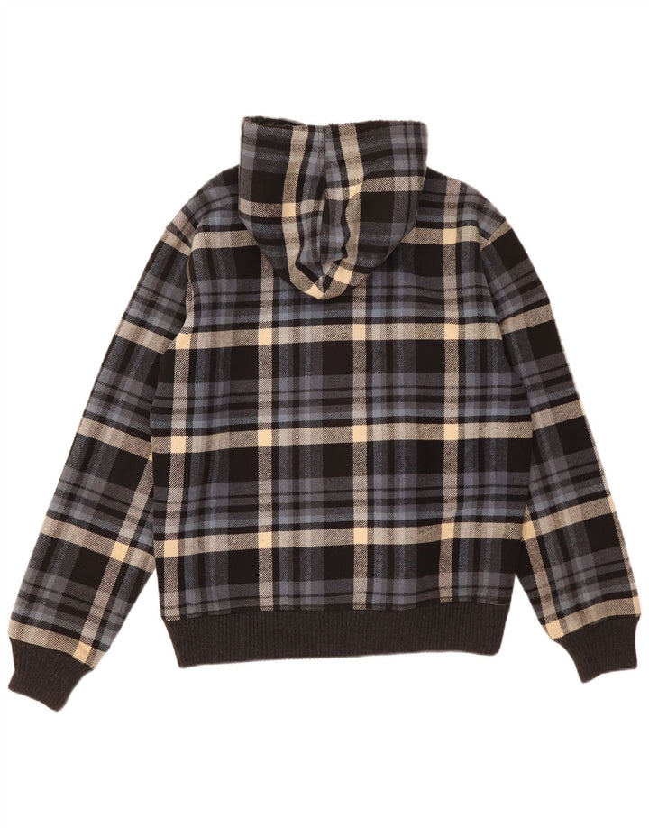Marlboro Classics Herren-Bomberjacke mit Kapuze, UK 42, XL, mehrfarbig kariert
