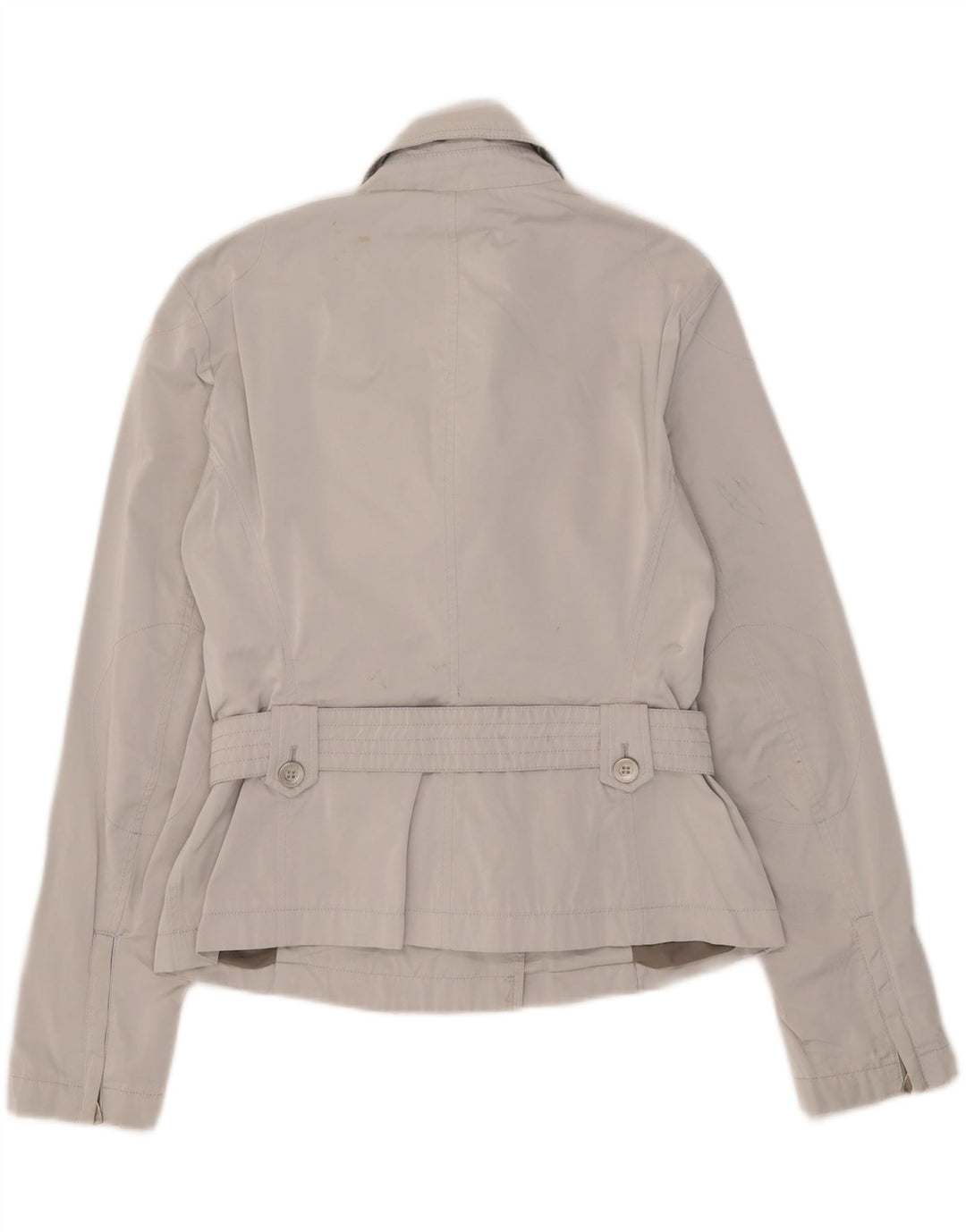 Brema Damen Kurzer Pea Coat IT 48 XL Graues Nylon