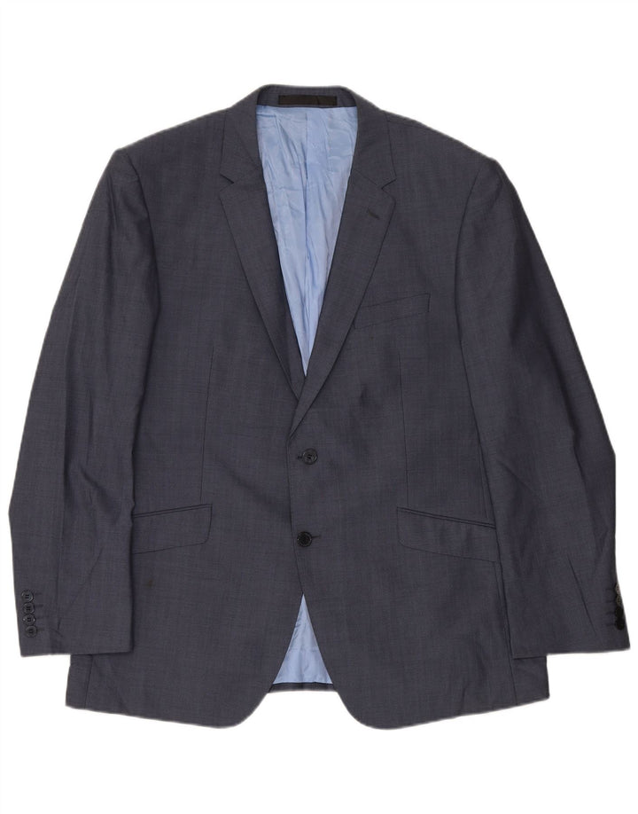 Marks & Spencer Herren-Blazer mit maßgeschneiderter Passform, Gr. 38, mittleres Marineblau