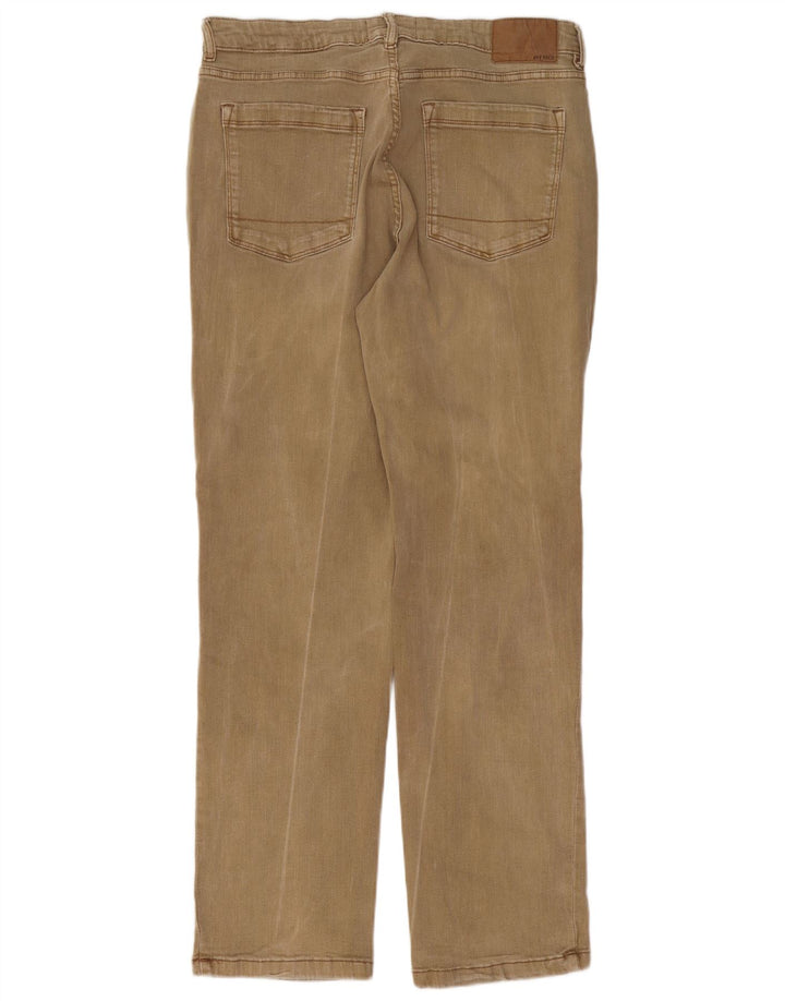 Fat Face Herren Regular Straight Jeans W38 L32 Beige Baumwolle