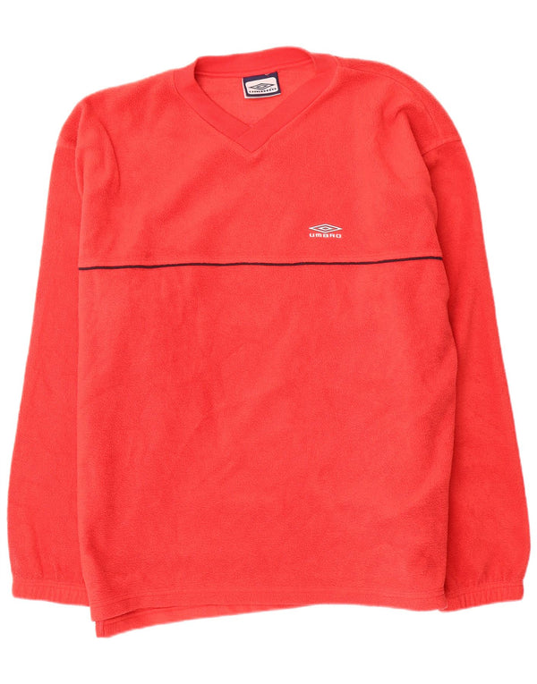 Umbro Herren Fleecepullover 2XL Rot Polyester