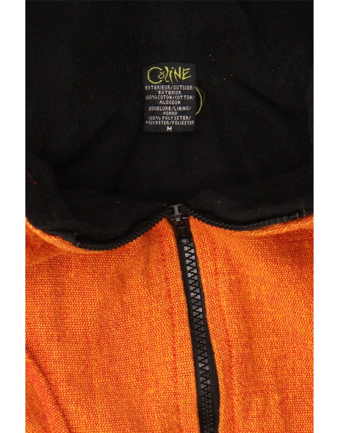 Coline Damen-Bomberjacke mit Kapuze, UK 12, mittelorange Baumwolle