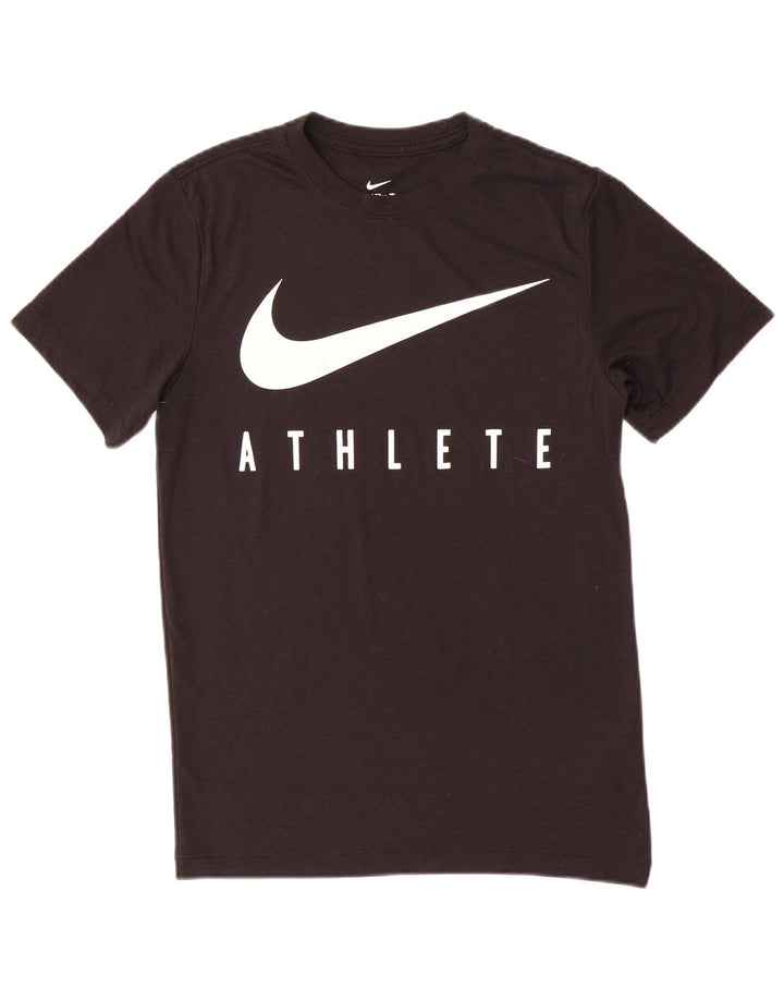 NIKE Herren Dri Fit Graphic T-Shirt Top XS Schwarz Polyester