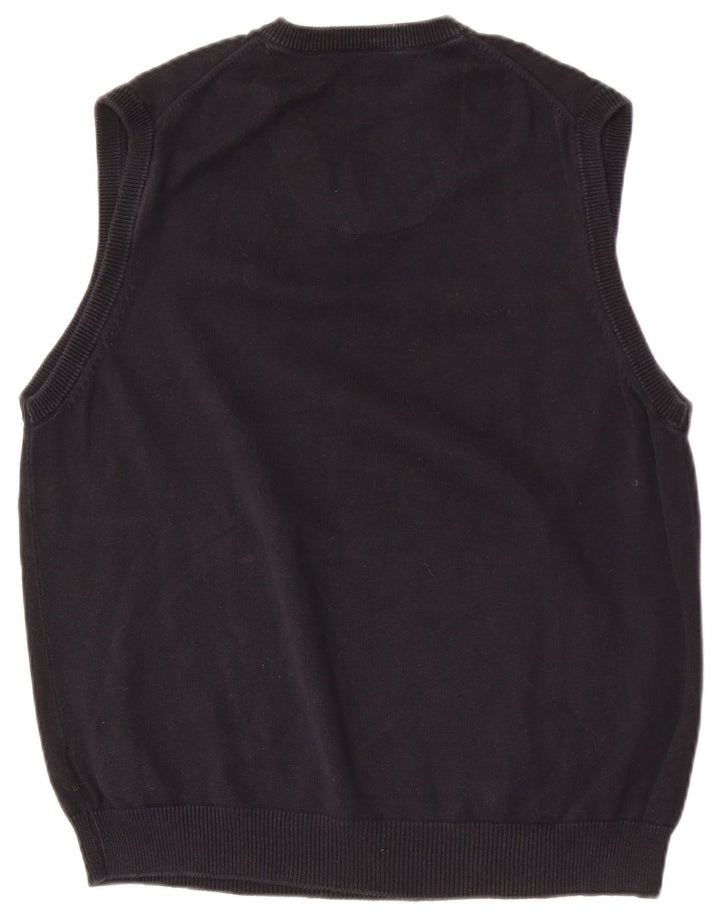 Marks & Spencer Herren-Tanktop mit normaler Passform, Größe L, Schwarz, Baumwolle