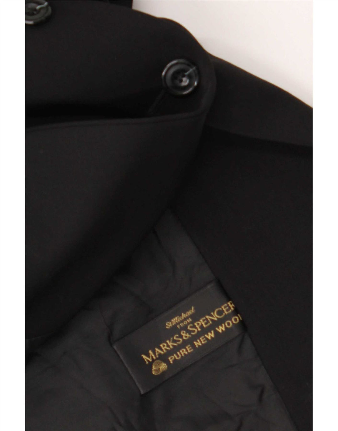 Marks & Spencer Damen St. Michael 5-Knopf-Blazerjacke UK 14 Large Schwarz