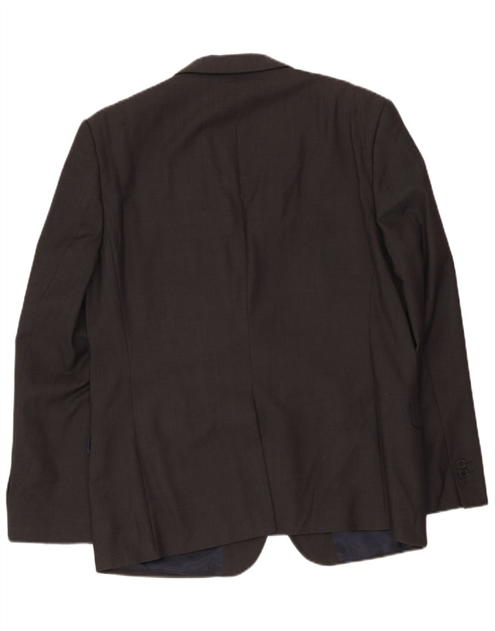 Ted Baker Herren-Blazer mit 2 Knöpfen, UK 42, XL, graue Wolle