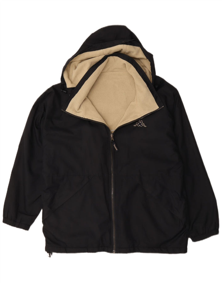 Kappa Herren Kapuzen-Wendejacke UK 36 Small Marineblau