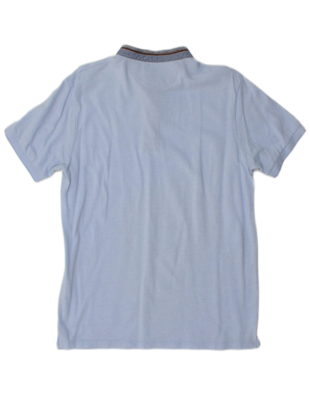 Zara Herren Poloshirt Mittelblau