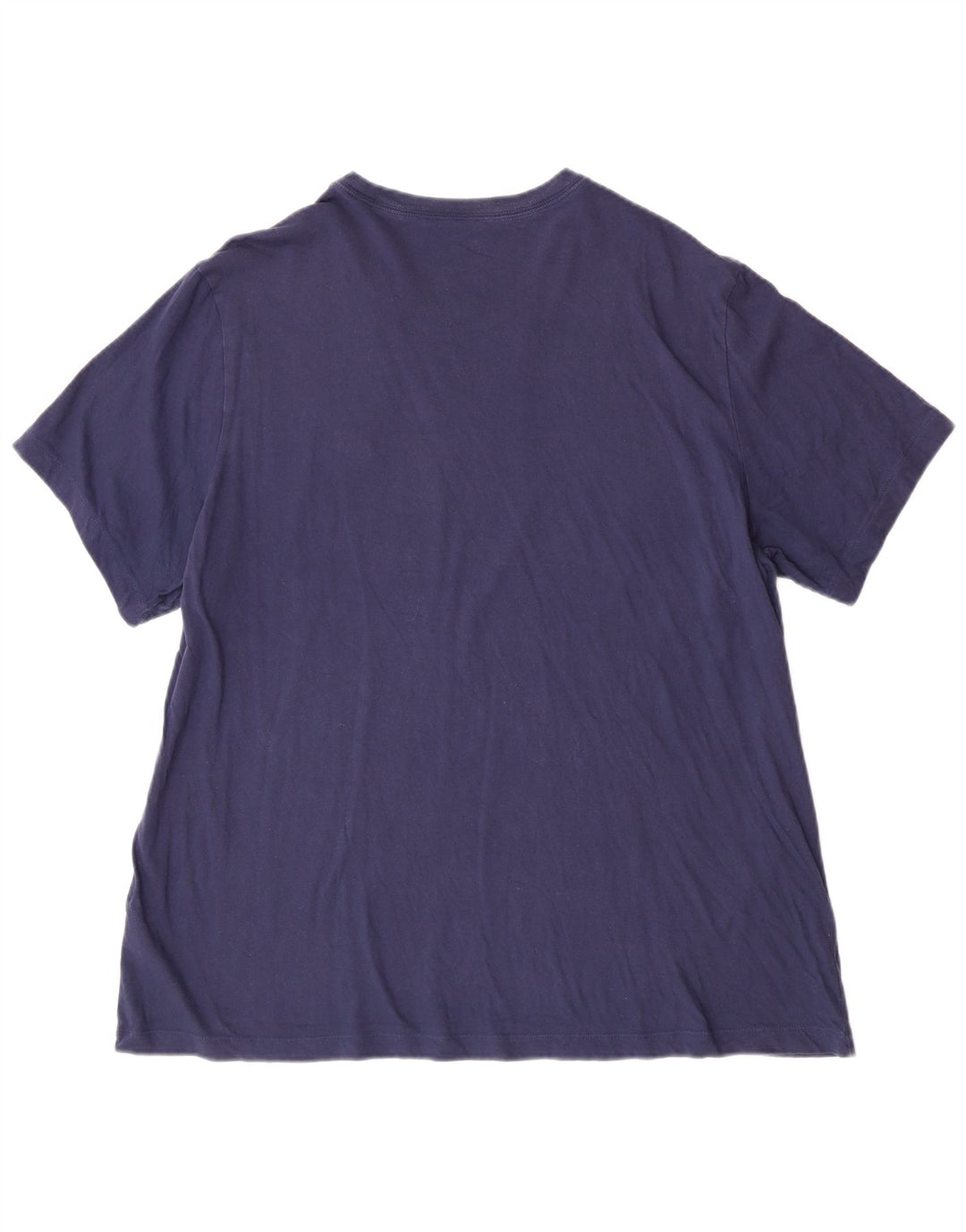 Nike Herren T-Shirt Top 2XL Marineblau Baumwolle