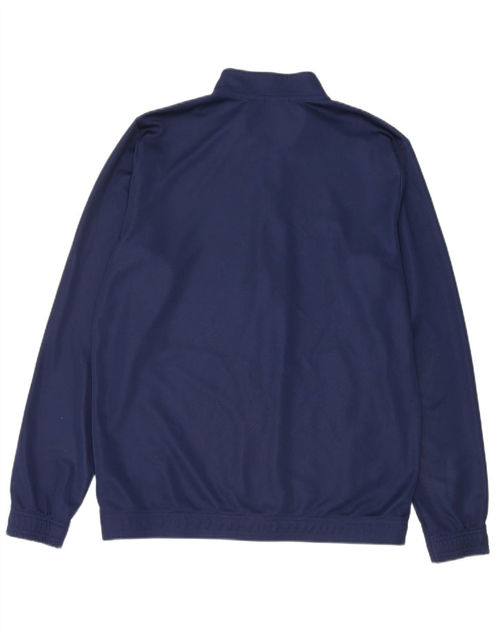 Adidas Herren-Trainingsanzug-Oberteil, große Jacke aus marineblauem Polyester
