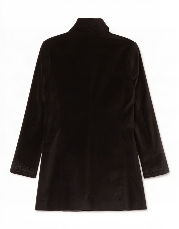 Lapo Galleri Damen Mantel IT 44 Medium Black Floral Cotton