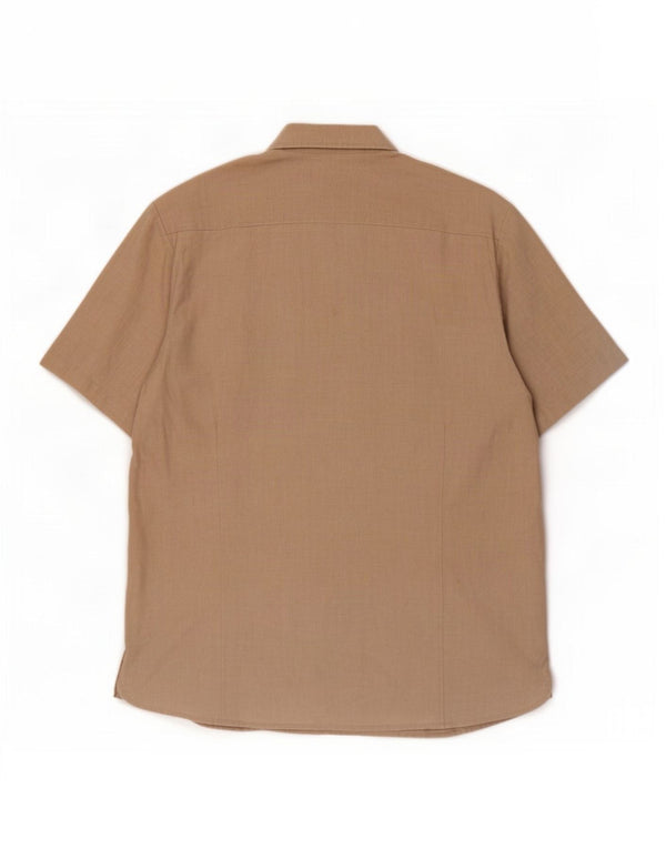Calvin Klein Jeans Herren Kurzarmhemd 2XL Beige