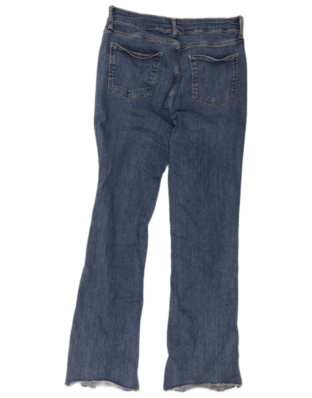 Zara Damen Bootcut Jeans EU 40 Medium W30 L29 Blau