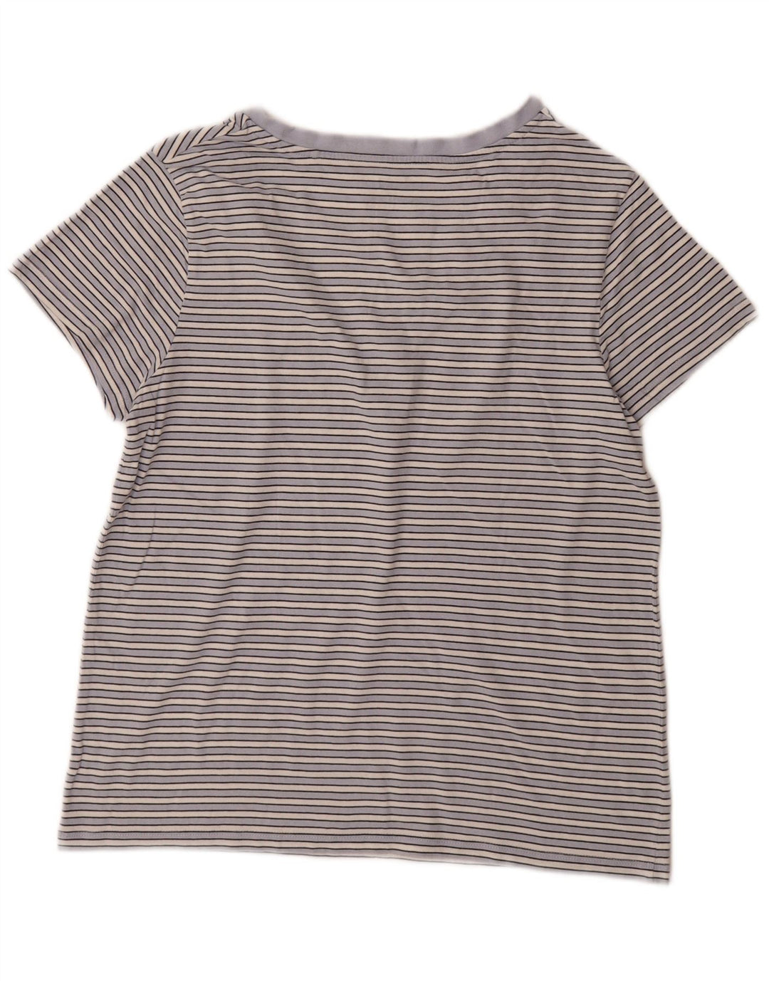 Levi's Damen T-Shirt Top UK 12 Mittelblau gestreift