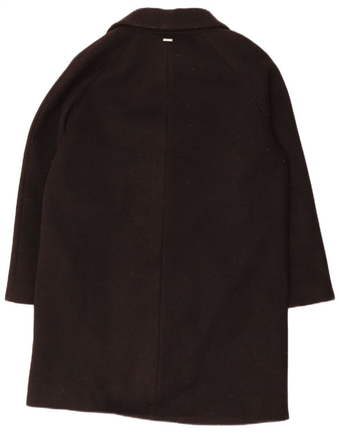 Guess Übergroßer zweireihiger Damenmantel UK 10 Small Schwarz Polyester