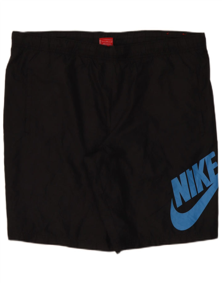 Nike Herren-Sportshorts mit Grafik, groß, aus schwarzem Polyester
