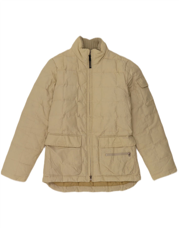 Woolrich Damen Wattierte Jacke UK 14 Large Beige