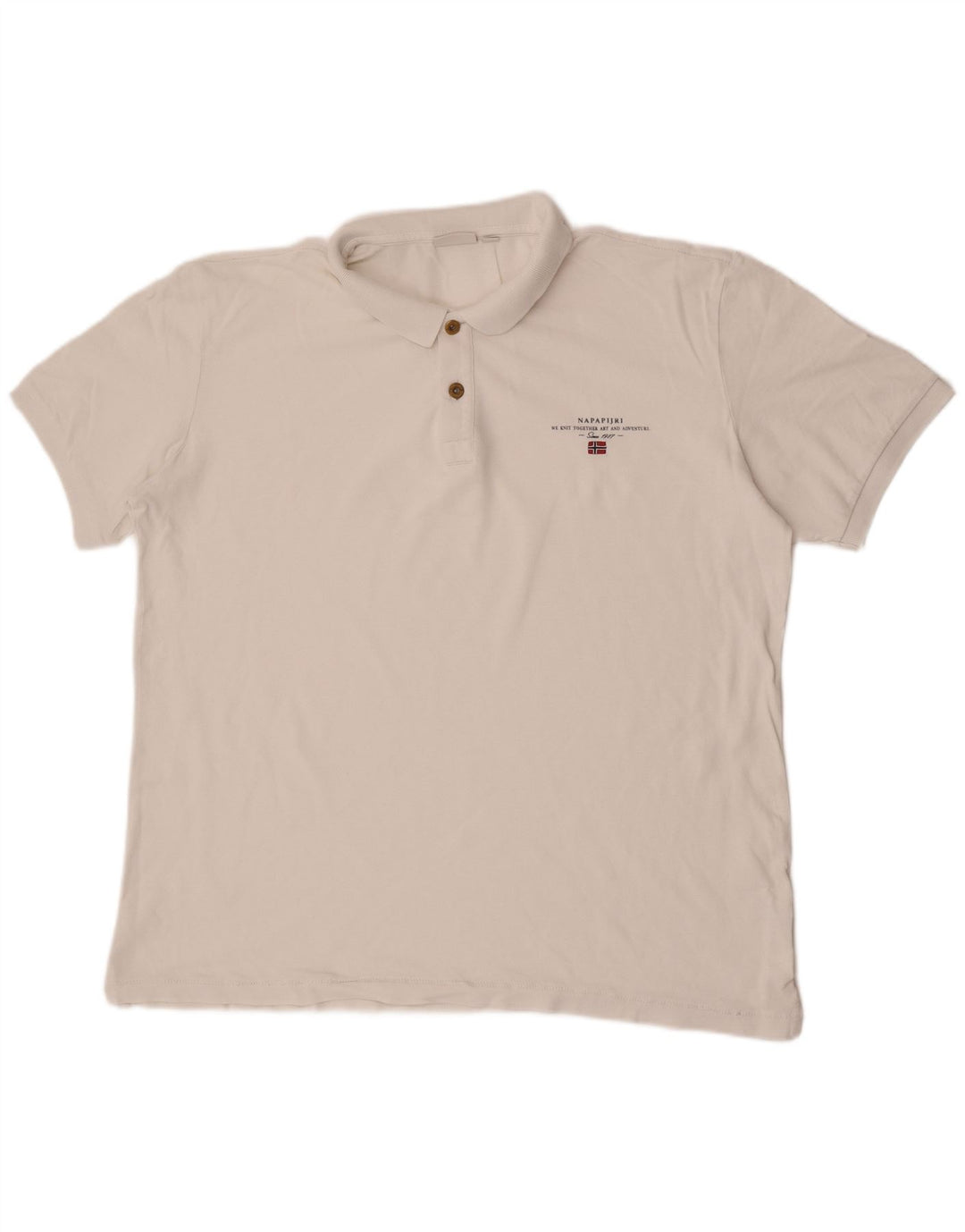 Napapijri Herren Poloshirt 2XL Weiß