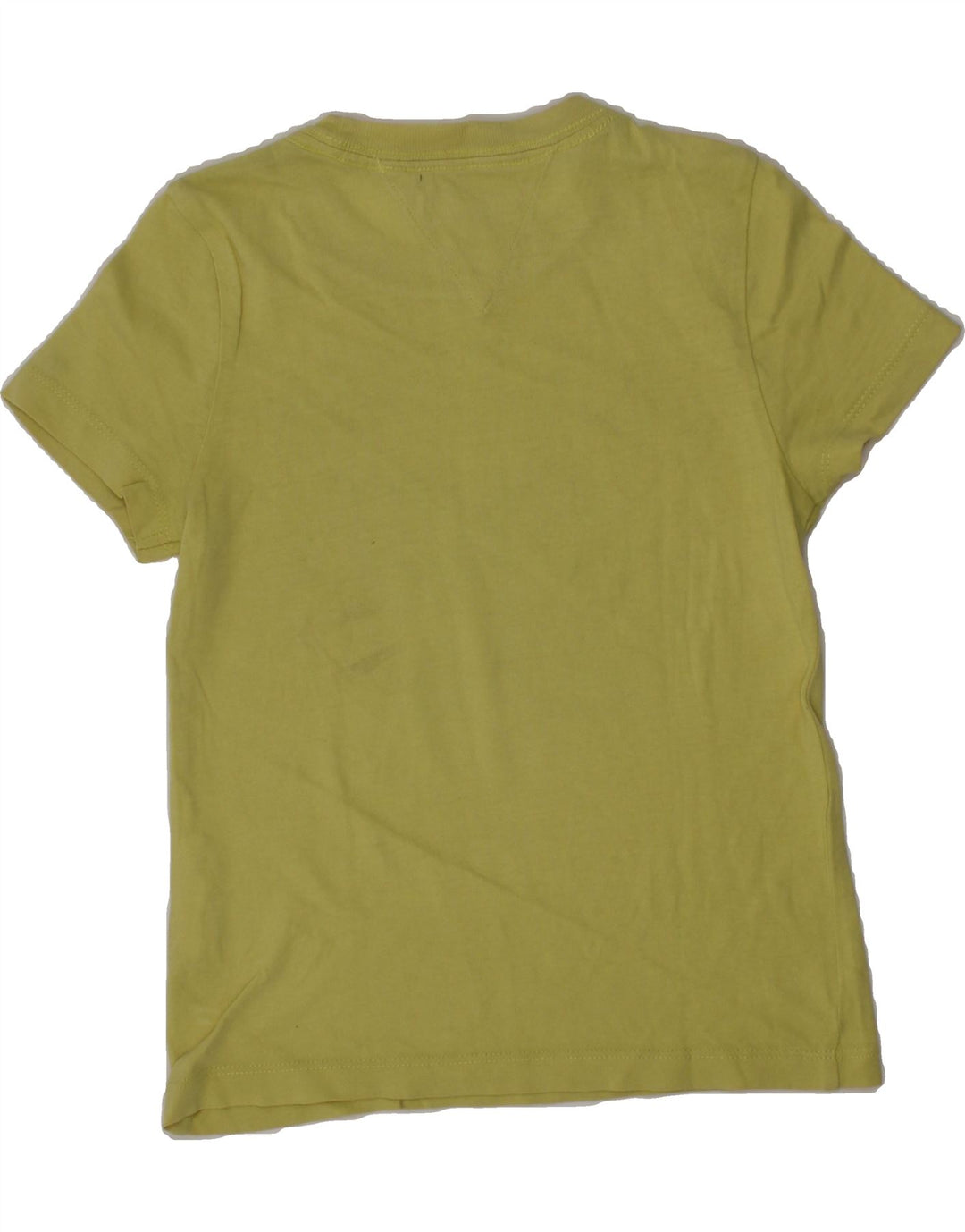TOMMY HILFIGER Boys Graphic T-Shirt Top 3-4 Years Yellow Vintage Tommy Hilfiger and Second-Hand Tommy Hilfiger from Messina Hembry 