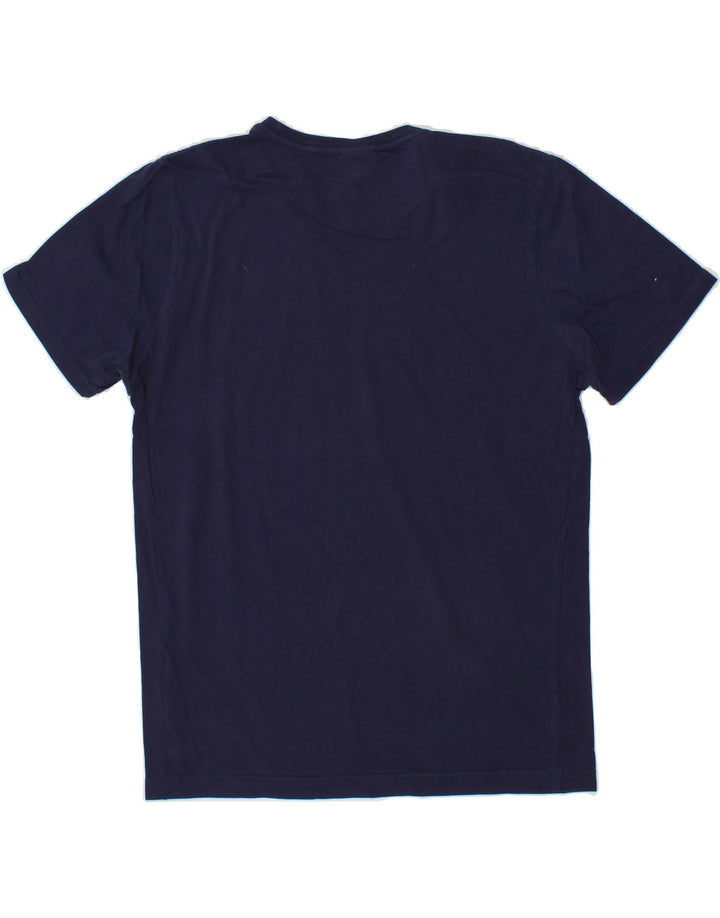 PUMA Mens Graphic T-Shirt Top Small Navy Blue Cotton Vintage Puma and Second-Hand Puma from Messina Hembry 