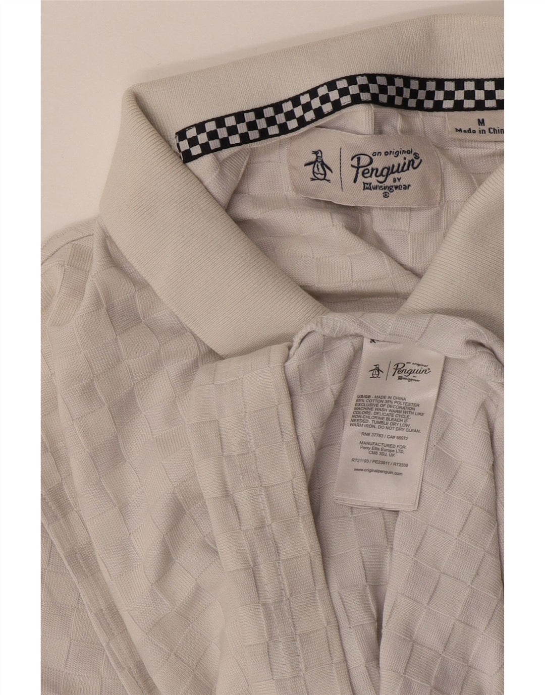 Penguin Herren-Poloshirt aus mittelgrauer Baumwolle