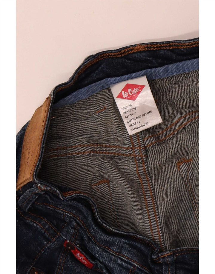 Lee Damen Cooper Slim Bootcut Jeans W30 L33 Marineblaue Baumwolle