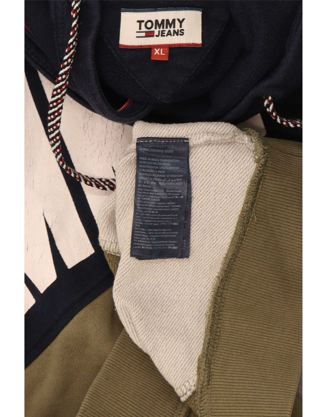 Tommy Hilfiger Herren-Sweatshirt mit Grafik, XL, mehrfarbig, Farbblock