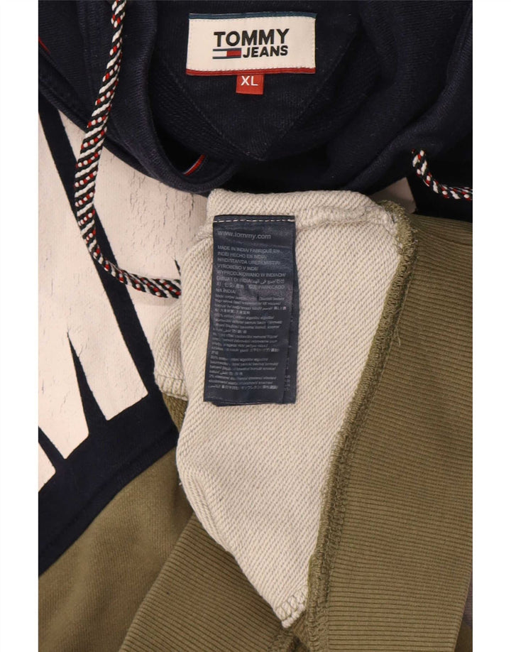 Tommy Hilfiger Herren-Sweatshirt mit Grafik, XL, mehrfarbig, Farbblock
