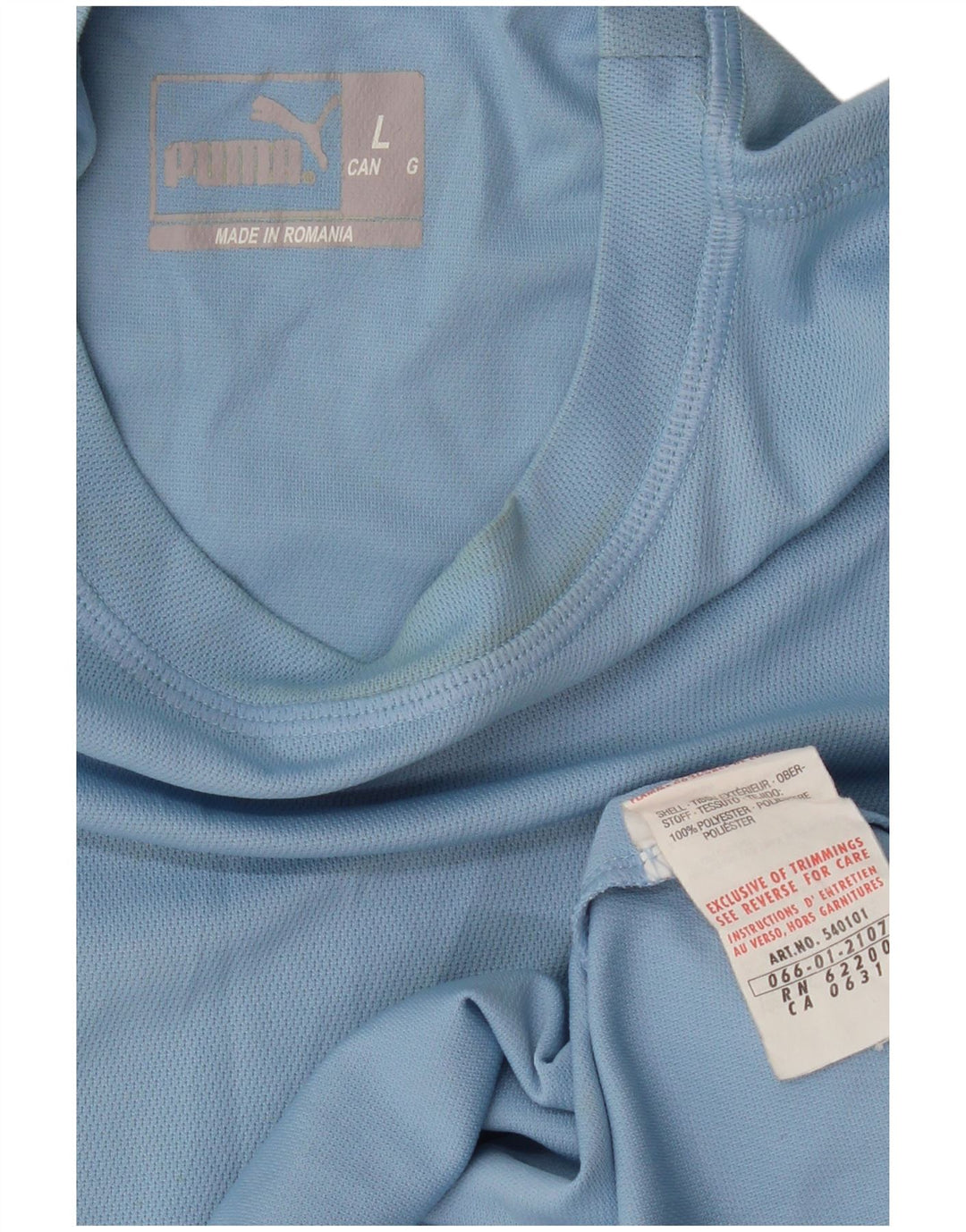 PUMA Herren T-Shirt Top Large Blau Polyester