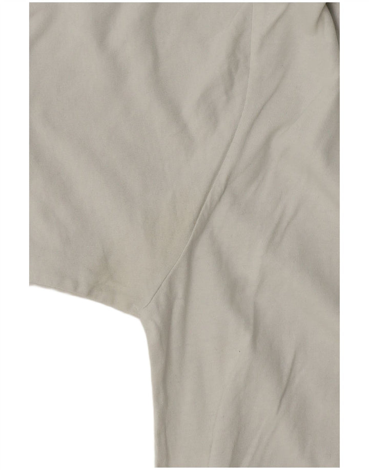 Zara Damen Grafik T-Shirt Top UK 16 Large Weiß