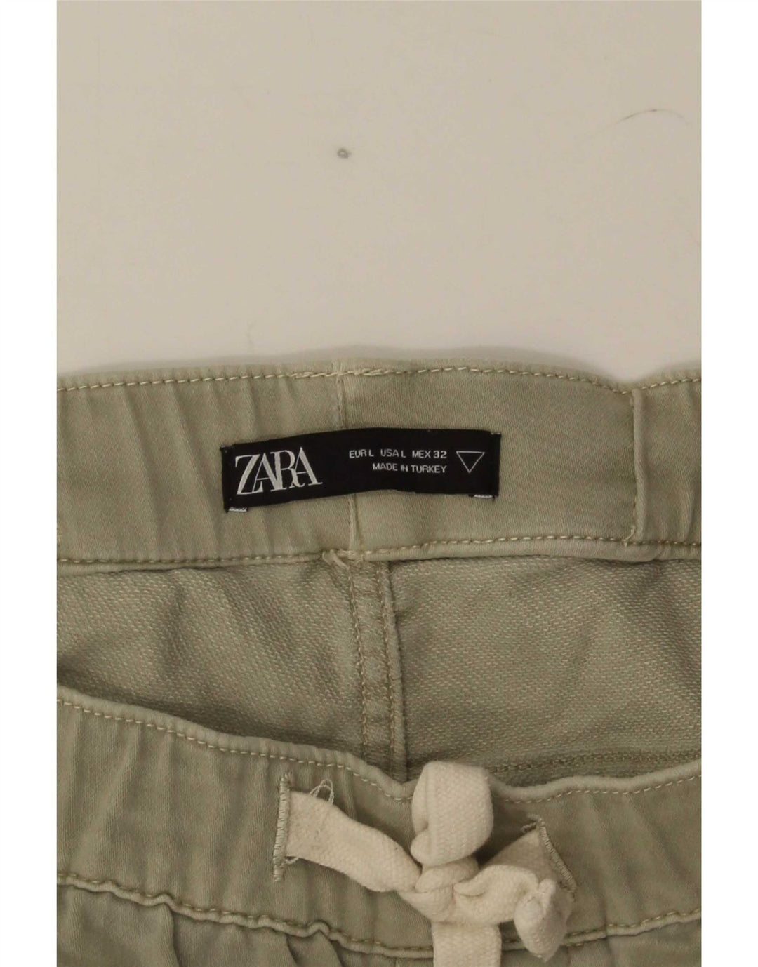 Zara Herren Chino-Shorts, Größe L, W32, Khaki