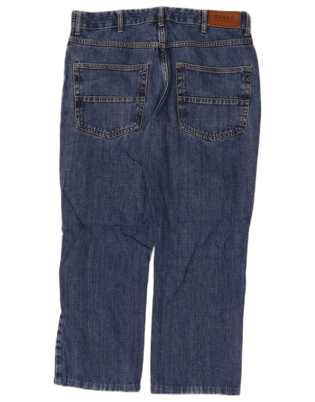 Farah Damen-Jeans mit klassischer Passform, verkürzte Passform, W32, L24, Blau, Baumwolle
