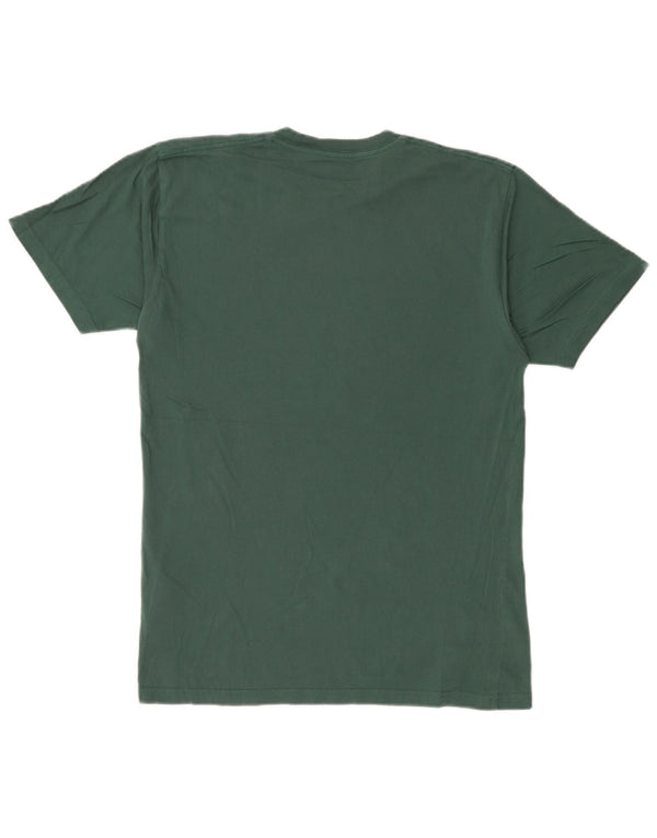 VANS Mens Classic Fit T-Shirt Top Medium Green Cotton