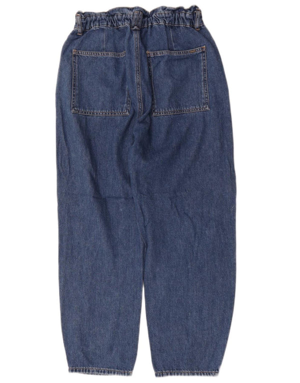 Zara Damen Tapered Jeans EU 42 Large W32 L26 Blaue Baumwolle