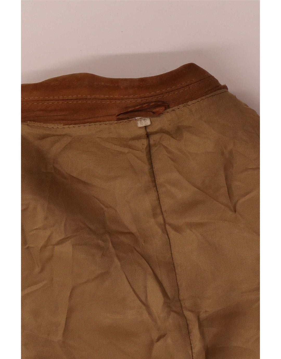 Vintage Herren Bomber Wildlederjacke IT 48 Medium Beige