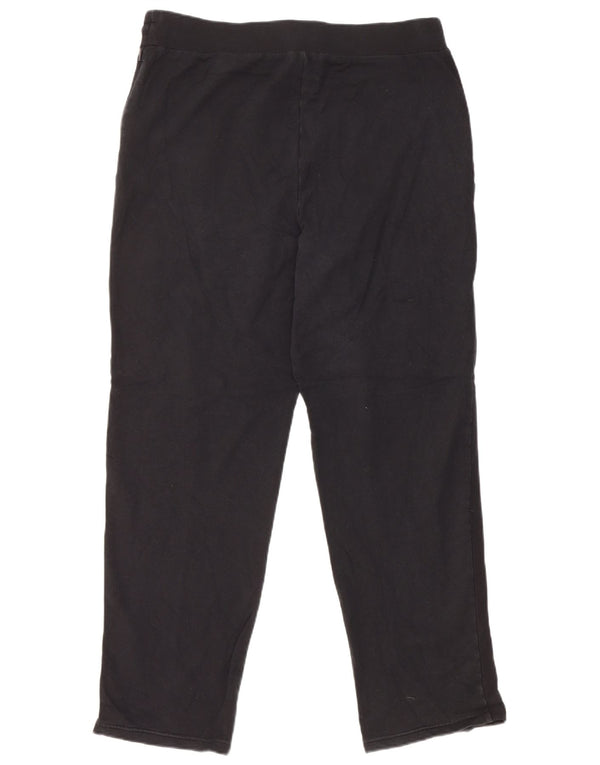 Marks & Spencer Damen-Trainingshose, UK-Größe 44, Größe L, Schwarz, Baumwolle