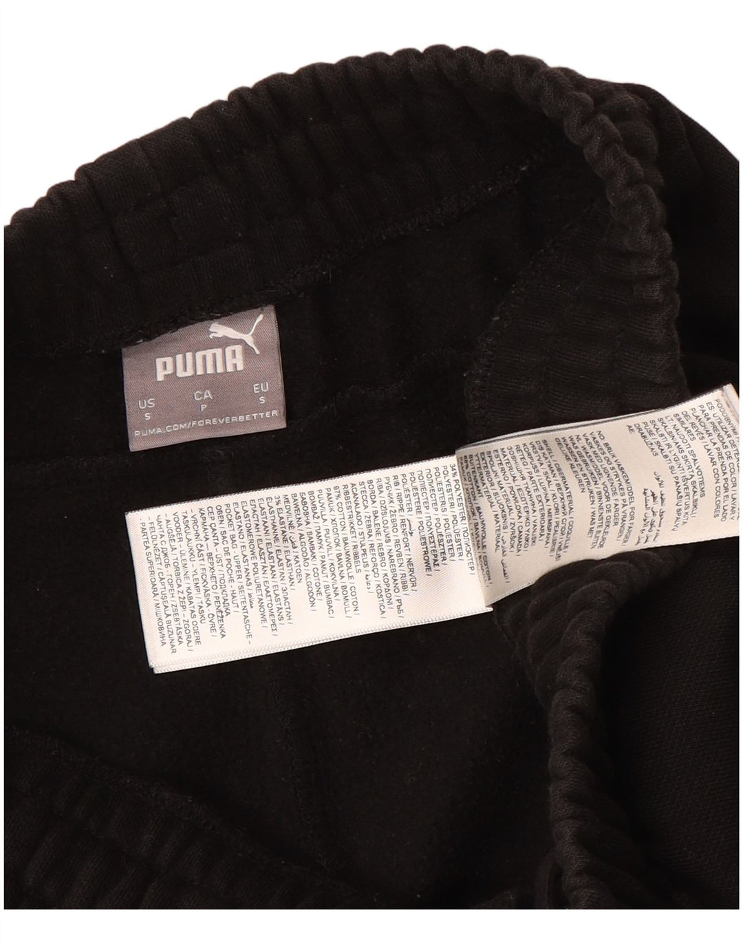 Puma Herren-Trainingshose, Jogginghose, Größe S, Schwarz, Baumwolle
