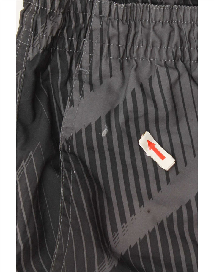 Nike Herren-Sportshorts UK 26/28 Small Graues geometrisches Polyester
