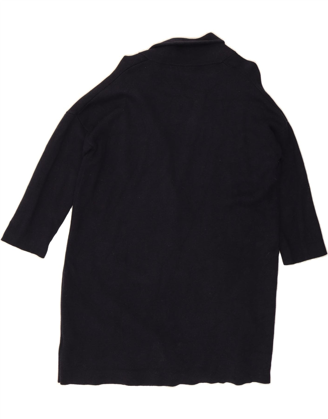 WHISTLES Womens Longline Oversized Cardigan Sweater UK 10 Small Navy Blue Vintage Whistles and Second-Hand Whistles from Messina Hembry 
