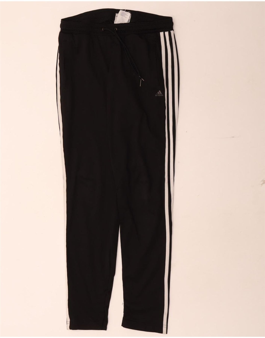 Adidas Damen Climalite Trainingshose UK 8/10 Small Schwarz Polyester