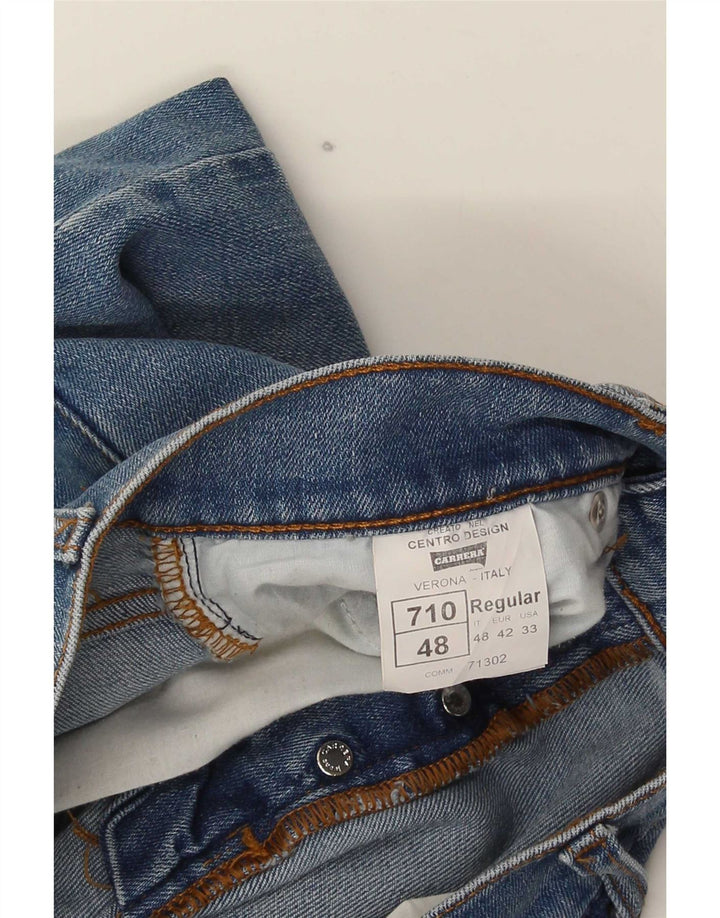 Carrera Herren 710 Slim Jeans IT 48 Medium W32 L34 Blaue Baumwolle