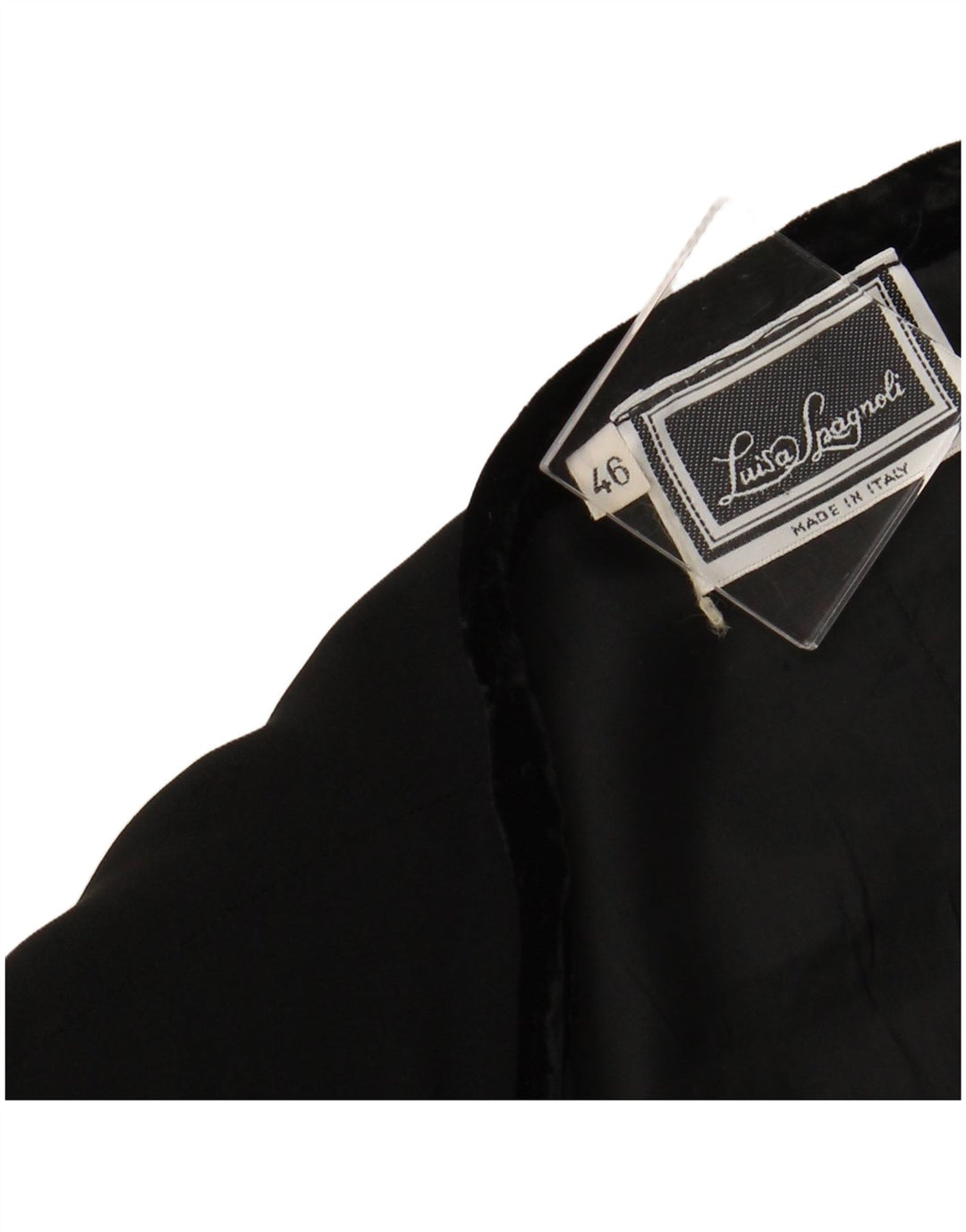 LUISA SPAGNOLI Damen offene Blazerjacke IT 46 Large Schwarz