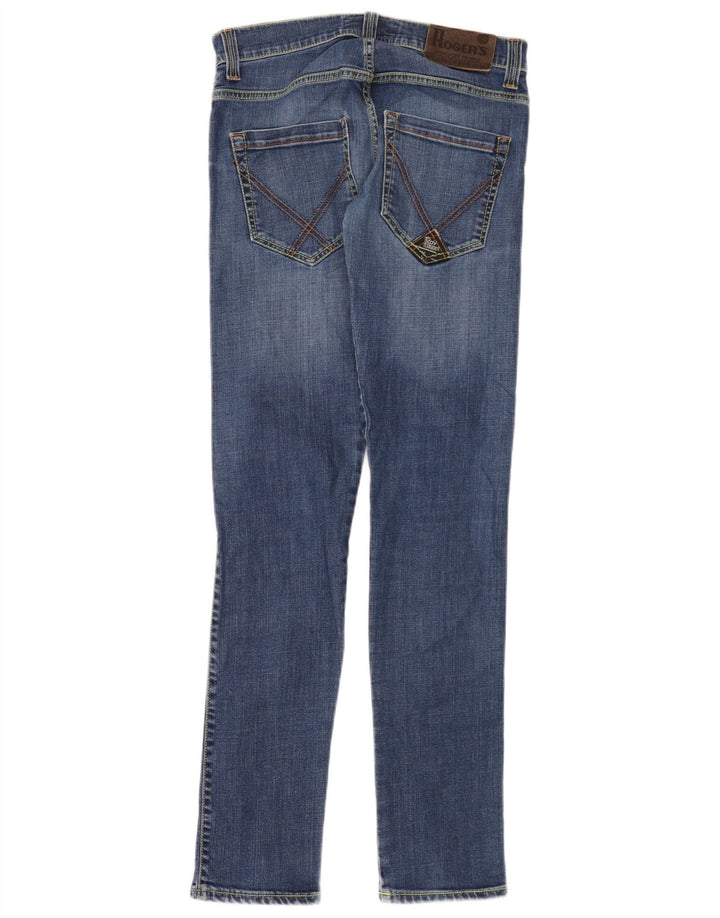 Roy Rogers Damen Slim Jeans W30 L34 Blaue Baumwolle